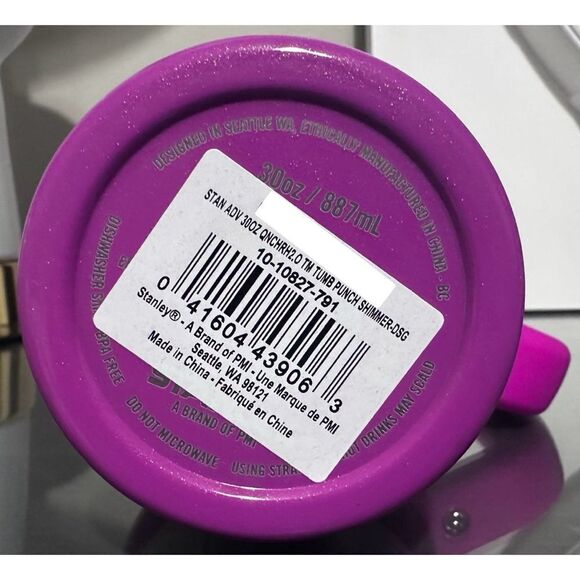 Stanley Quencher H2.0 FlowState Tumbler 30oz, PUNCH SHIMMER - Picture 4 of 4